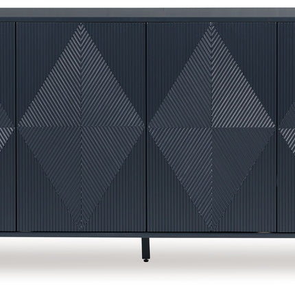 Loirwick - Dark Blue - Accent Cabinet Signature Design by Ashley® 