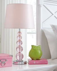 Thumbnail for Letty - Pink - Crystal Table Lamp - Tony's Home Furnishings