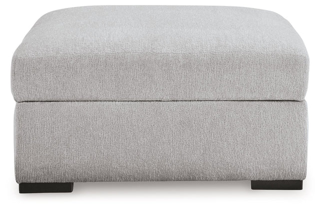 Gabyleigh - Nickel - Ottoman With Storage Benchcraft® 