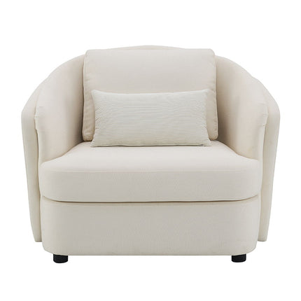 Mariko - Chair With Pillow - Beige Linen ACME 