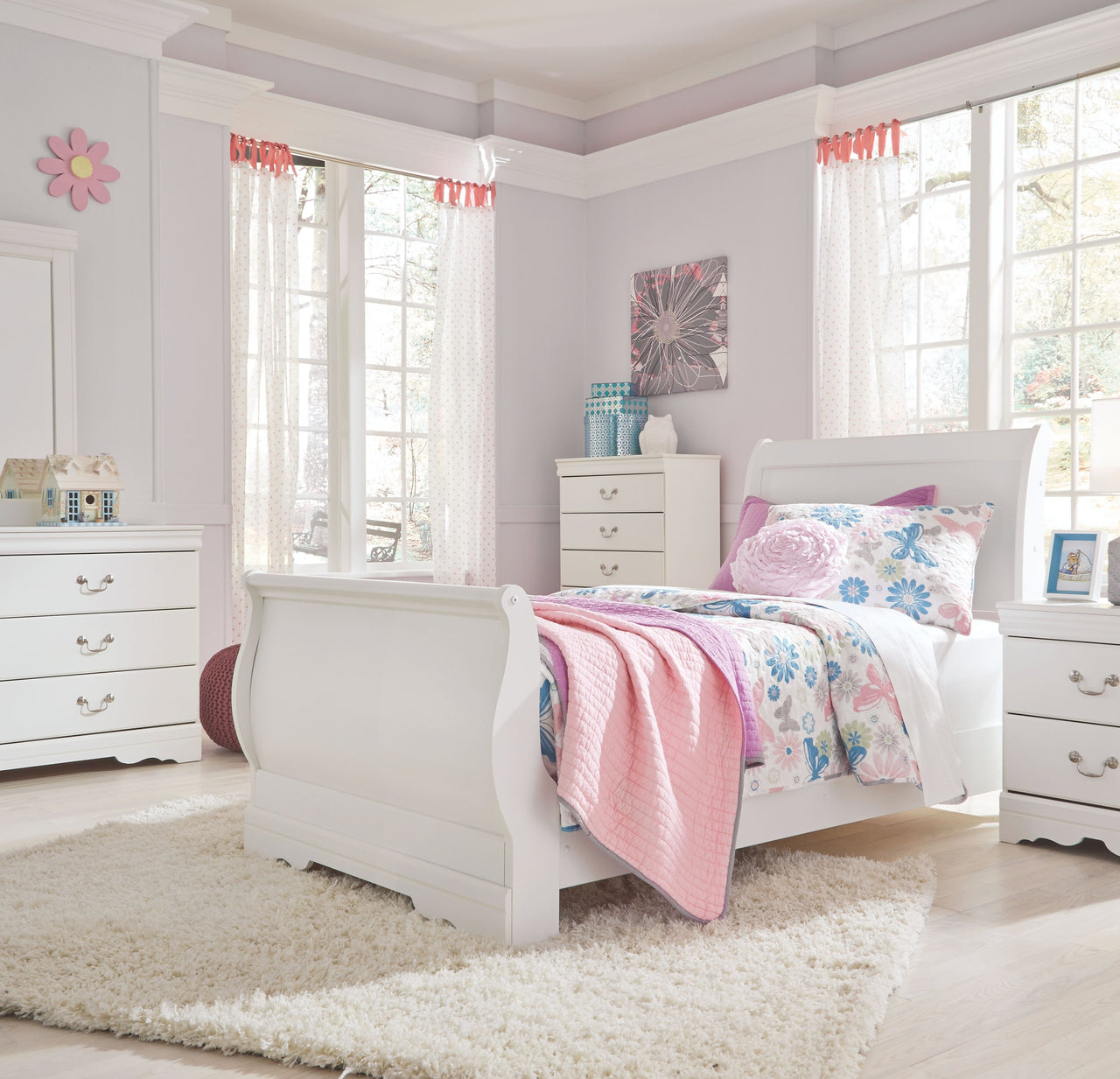 Anarasia - Sleigh Headboard Ashley Furniture 