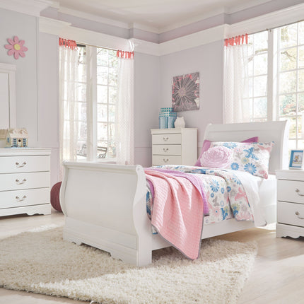 Anarasia - Sleigh Bed Signature Design by Ashley® 