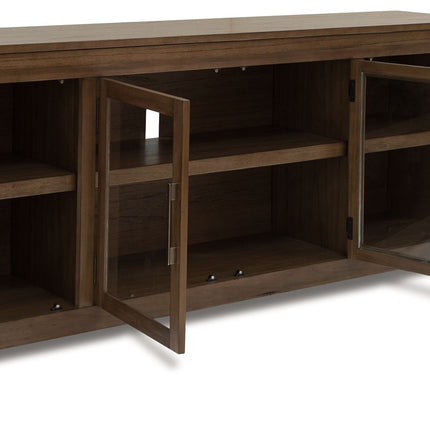 Boardernest - Brown - Extra Large TV Stand Signature Design by Ashley® 