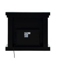 Noralie - Fireplace - Mirrored & Faux Diamonds - 42
