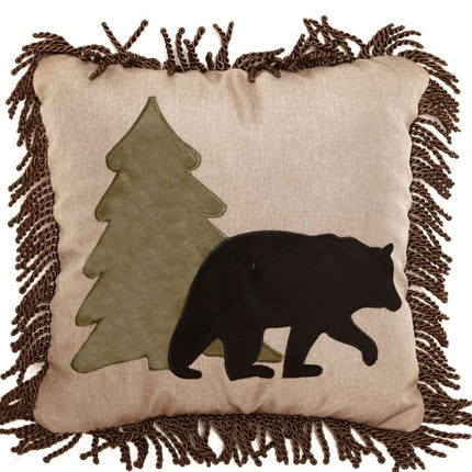 Bear and Tree Pillow