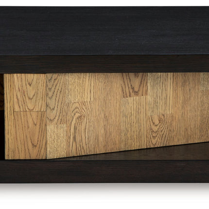 Kocomore - Brown / Natural - Rectangular Cocktail Table Signature Design by Ashley® 