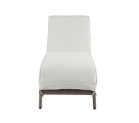 Salena - Patio Lounge Chair - Beige Fabric & Gray Finish - 13