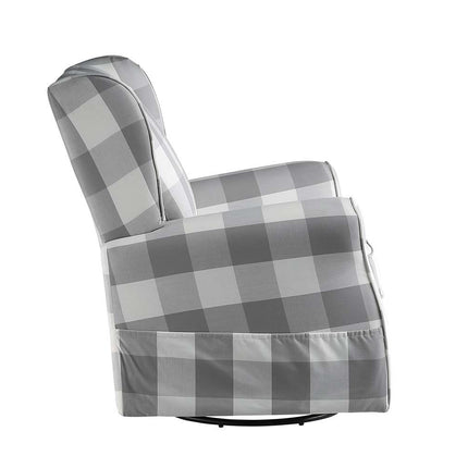 Patli - Swivel Chair - Gray Fabric ACME 