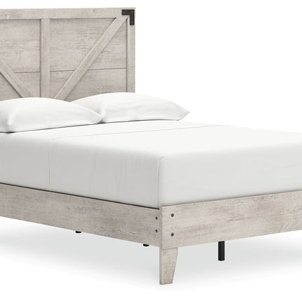 Shawburn - Platform Bed With Crossbuck Panel Headboard Signature Design by Ashley® 