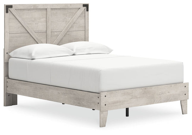 Shawburn - Platform Bed With Crossbuck Panel Headboard Signature Design by Ashley® 