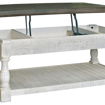 Havalance - Gray / White - Lift Top Cocktail Table Ashley Furniture 