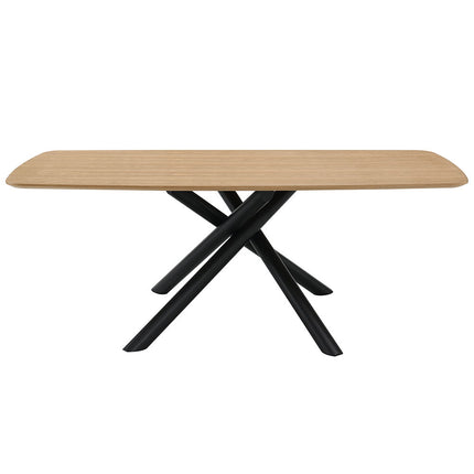 Lawton - Dining Table - Natural & Black Finish ACME 