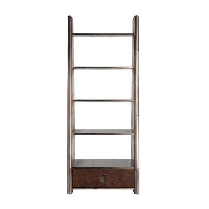 Brancaster - Bookcase - Aluminum - Tony's Home Furnishings