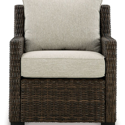 Brook Ranch - Brown - Lounge Chair With Cushion Signature Design by Ashley® 