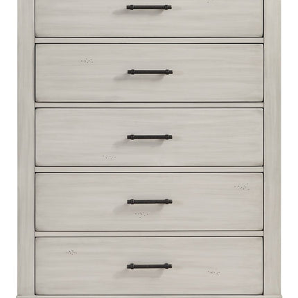 Darborn - Gray / Brown - Five Drawer Chest Signature Design by Ashley® 