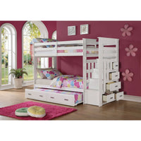 Allentown - Bunk Bed w/Storage Ladder & Trundle ACME 