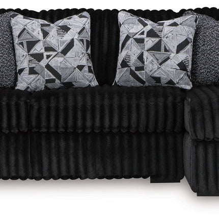 Midnight-Madness - Sectional Set Signature Design by Ashley® 