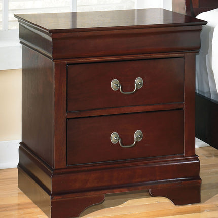 Alisdair - Reddish Brown - Two Drawer Night Stand Ashley Furniture 