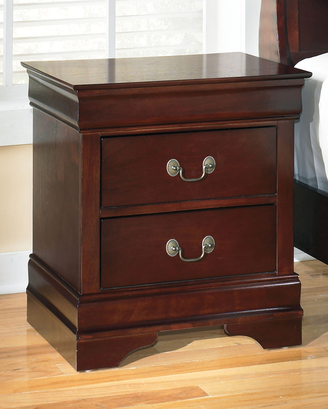 Alisdair - Reddish Brown - Two Drawer Night Stand Ashley Furniture 