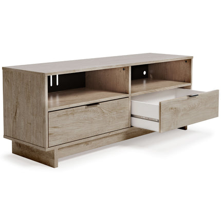 Oliah - Natural - Medium TV Stand Ashley Furniture 