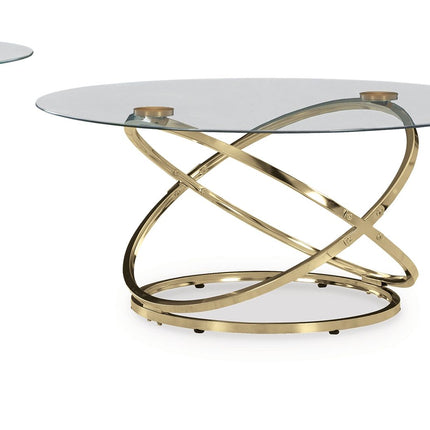 Crimonti - Champagne - Occasional Table Set (Set of 3) Signature Design by Ashley® 