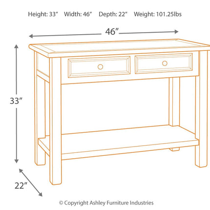 Bolanburg - Sofa Table Ashley Furniture 