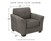 Thumbnail for Brise - Slate - Chair - Tony's Home Furnishings