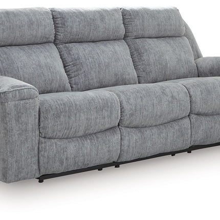 Buntington - Pewter - Reclining Sofa Benchcraft® 