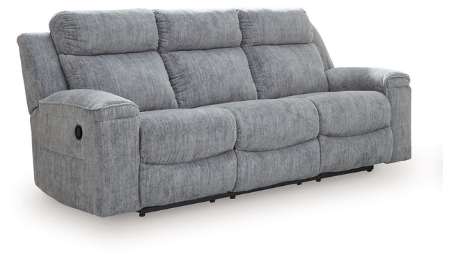 Buntington - Pewter - Reclining Sofa Benchcraft® 