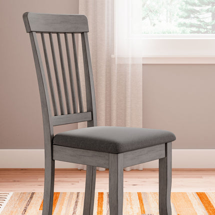 Shullden - Gray - Dining Room Side Chair (Set of 2) Signature Design by Ashley® 