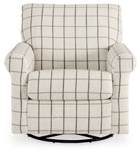 Thumbnail for Davinca - Charcoal - Swivel Glider Accent Chair - Tony's Home Furnishings