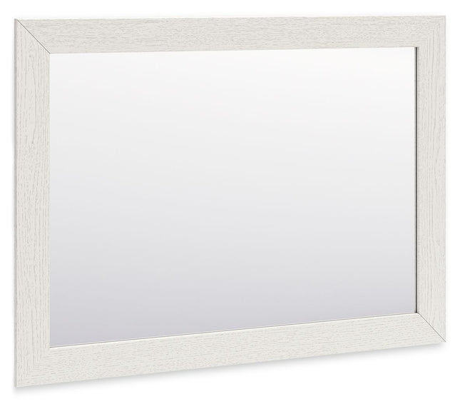 Linnocreek - White - Bedroom Mirror - Tony's Home Furnishings