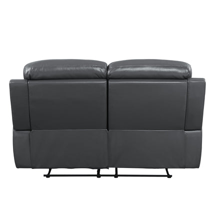 Lamruil - Loveseat - Gray Top Grain Leather ACME 