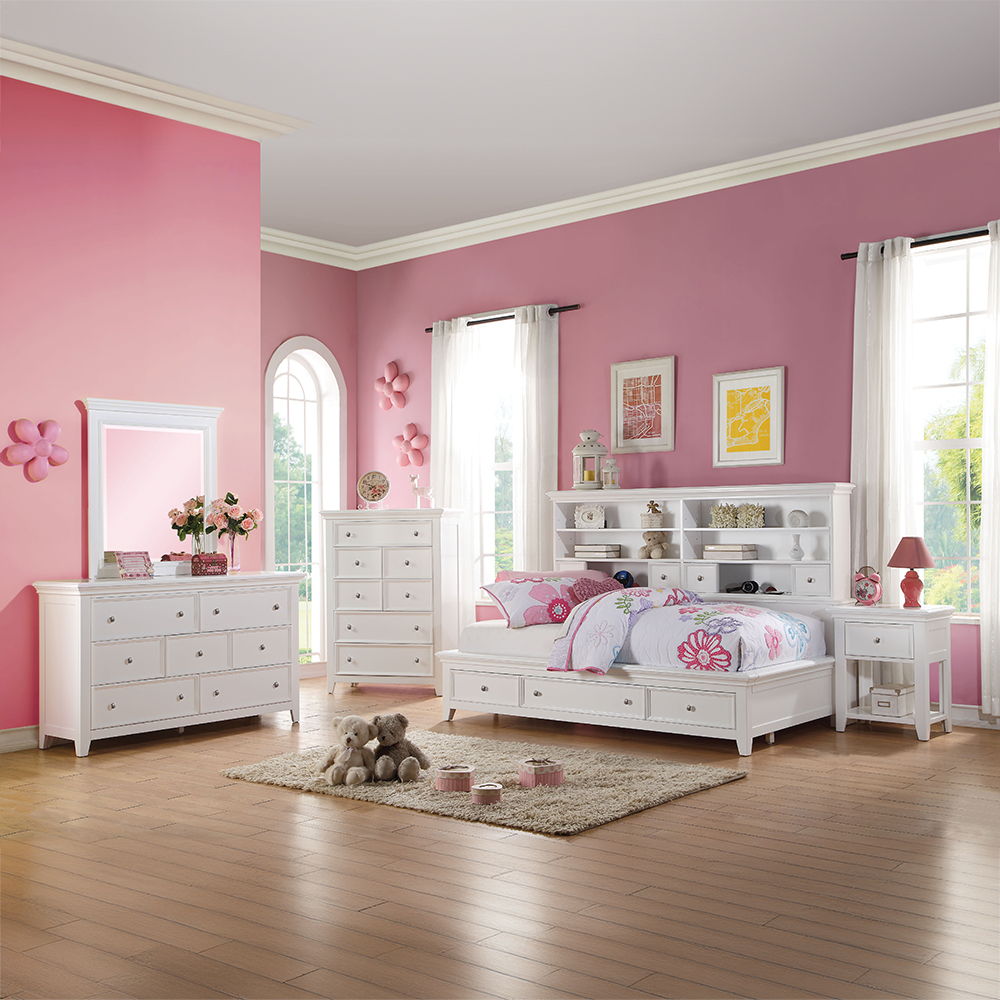 Lacey - Daybed With Storage Twin - White ACME 