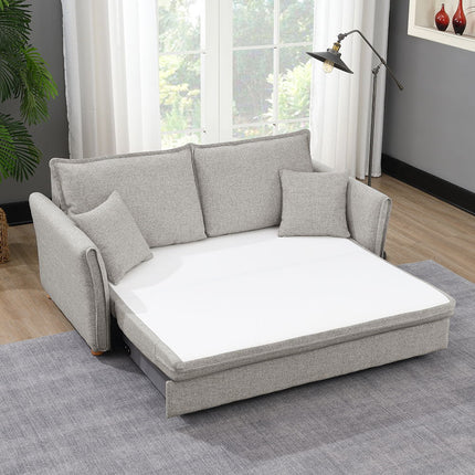 Oran - Sofa With Sleeper - Gray Chenille ACME 