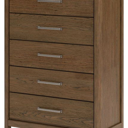 Cabalynn - Light Brown - Five Drawer Chest Signature Design by Ashley® 