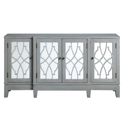 Magdi - Accent Table - Antique Gray Finish - Tony's Home Furnishings