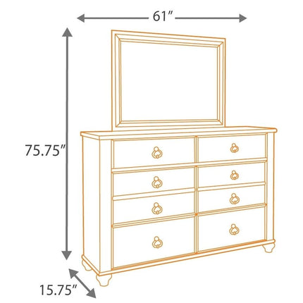 Willowton - Sleigh Bedroom Set Signature Design by Ashley® 