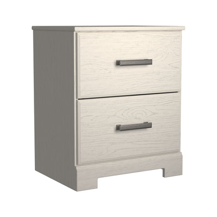 Stelsie - White - Two Drawer Night Stand Ashley Furniture 