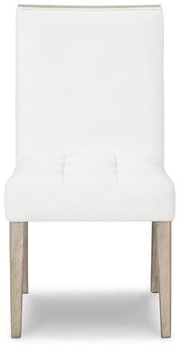 Thumbnail for Wendora - Bisque / White - Dining Uph Side Chair (Set of 2)