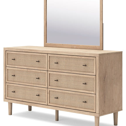 Cielden - Two-tone - Dresser And Mirror Signature Design by Ashley® 