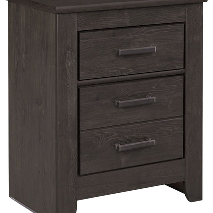 Brinxton - Charcoal - Two Drawer Night Stand Ashley Furniture 