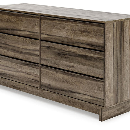 Shallifer - Brown - Six Drawer Dresser Signature Design by Ashley® 