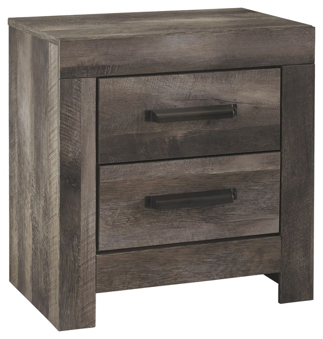 Wynnlow - Gray - Two Drawer Night Stand Signature Design by Ashley® 