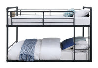 Cordelia - Twin Over Twin Bunk Bed - Antique Oak, Sandy Black & Dark Bronze Hand-Brushed Finish - Tony's Home Furnishings