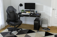Thumbnail for Lynxtyn - Black - Home Office Desk - Tony's Home Furnishings