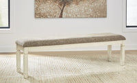Thumbnail for Bolanburg - Brown / Beige - Extra Large Uph Drm Bench - Tony's Home Furnishings