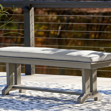 Visola - Gray - Bench With Cushion Signature Design by Ashley® Yakima WA