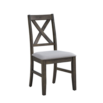 Marit - Side Chair (Set of 2) - Gray Finish ACME 