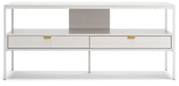 Thumbnail for Deznee - White - Large TV Stand - Tony's Home Furnishings